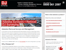 Tablet Screenshot of djsurveying.co.uk
